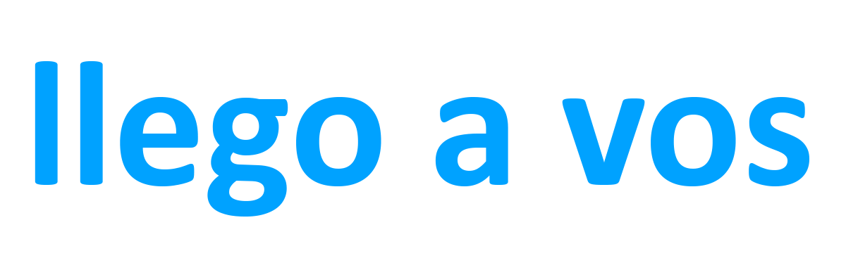llego a vos